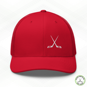 Crossed Out Hockey Snapback Trucker Cap