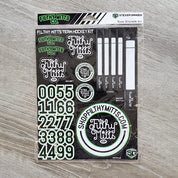 Helmet Sticker Kits - Large