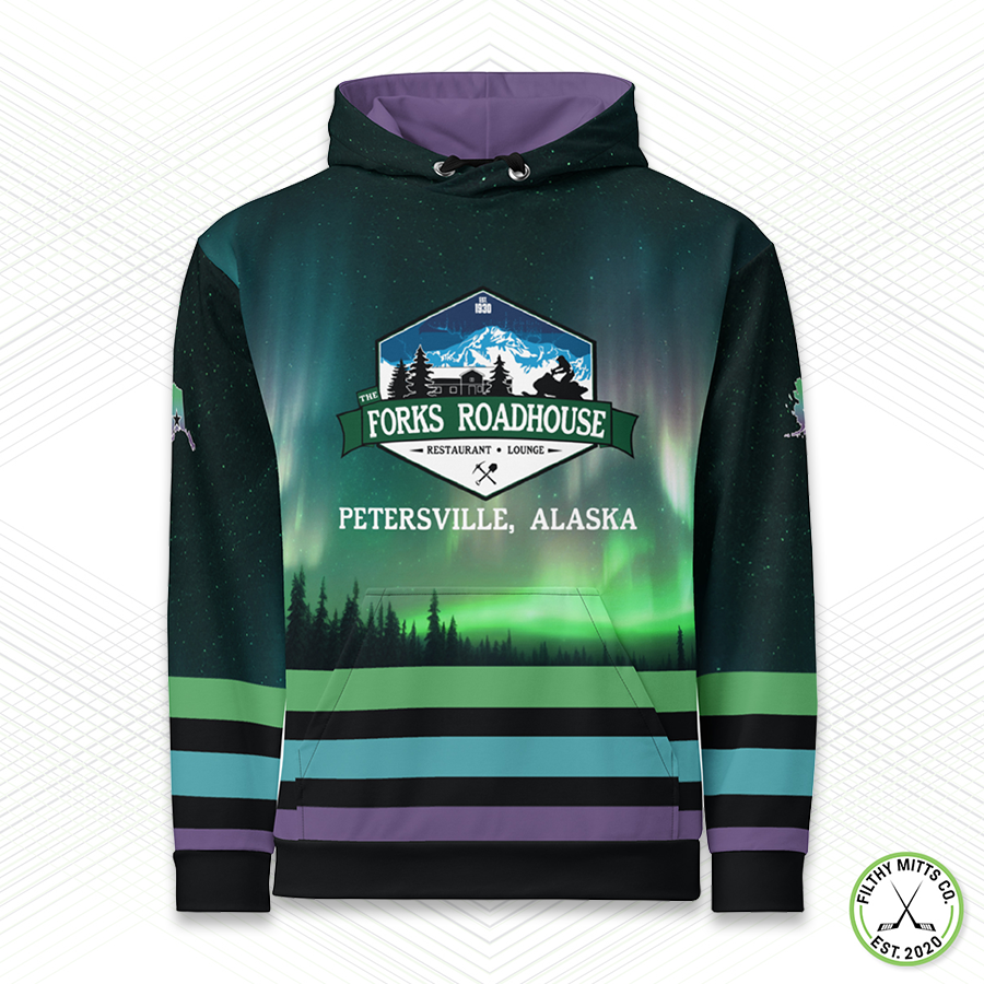 Forks Roadhouse Northern Lights Arena Hoodie
