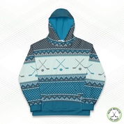 Crossed Out Christmas Sweater Arena Hoodie