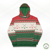 Crossed Out Christmas Sweater Arena Hoodie