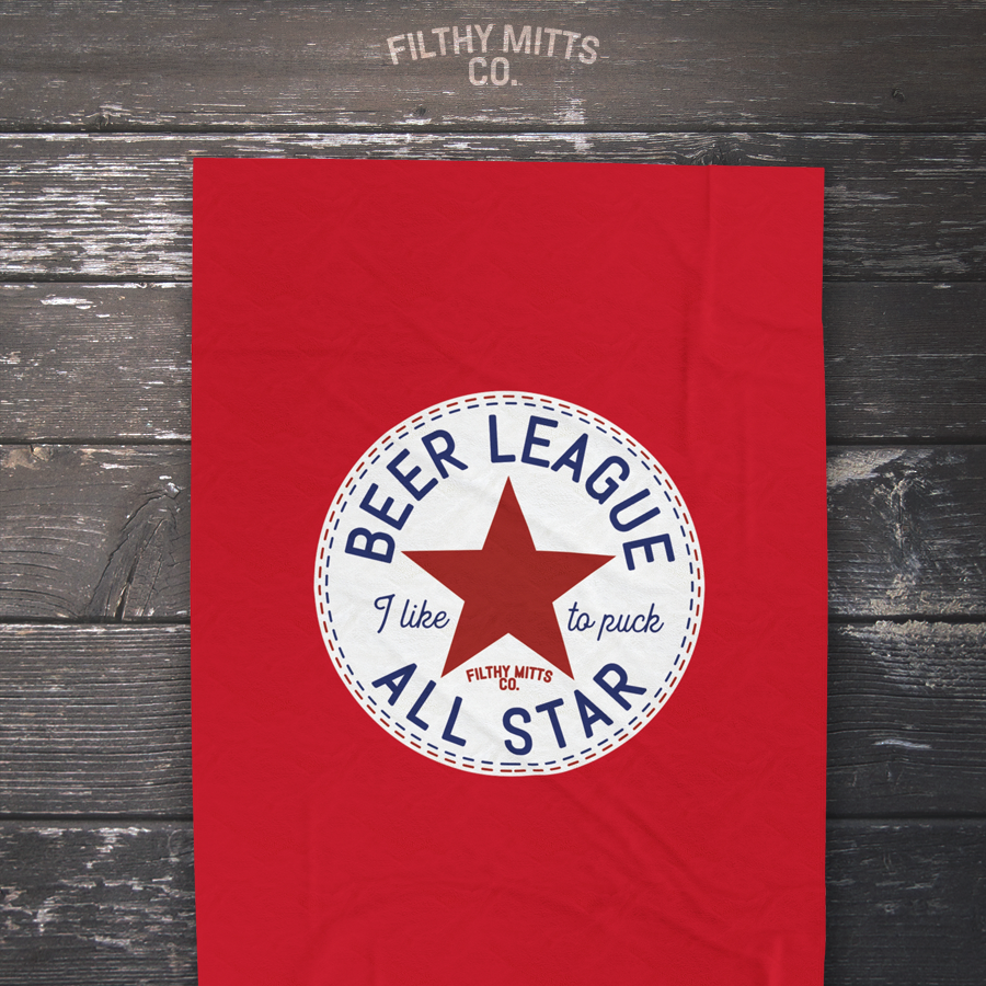 Beer League All Star Throw Blanket