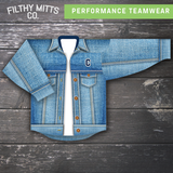 **TEAM OVERSTOCK** Canadian Tuxedo Performance Teamwear Jersey