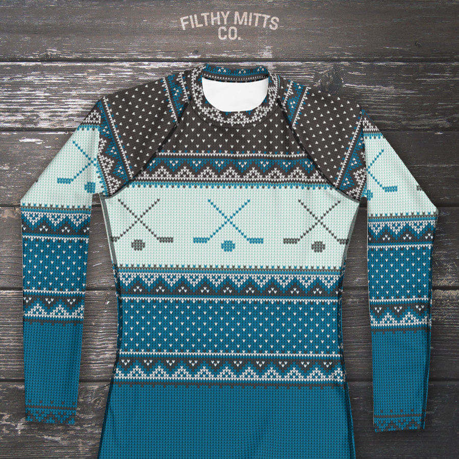 FMC Christmas Sweater LS Base Layer