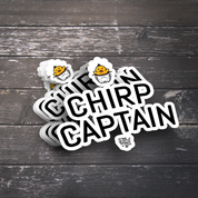 Chirp Captain Sticker