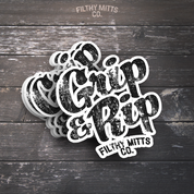 Grip & Rip Sticker