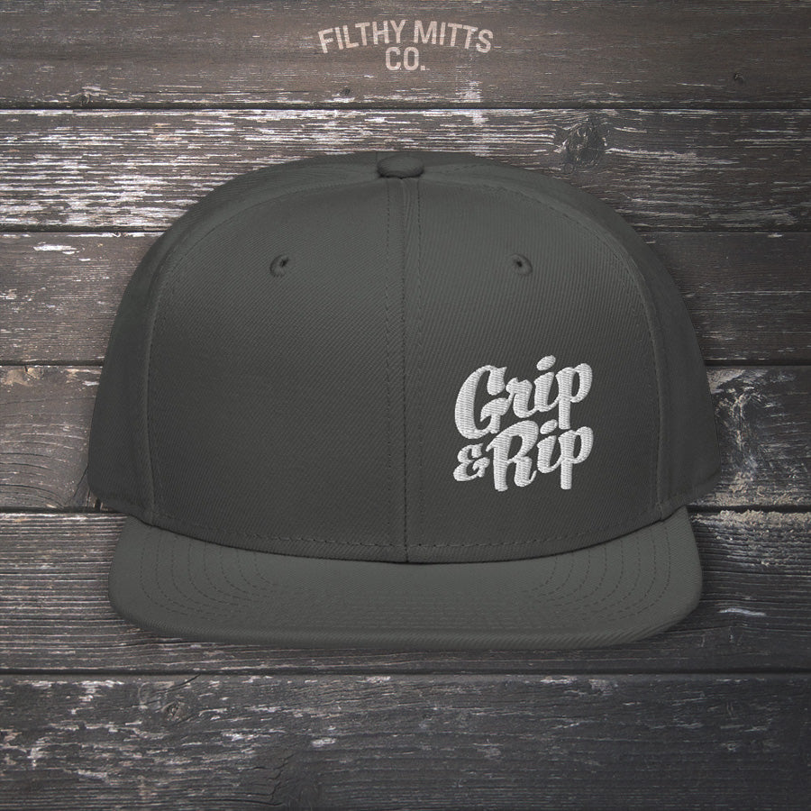 Grip & Rip Embroidered Snapback Hat