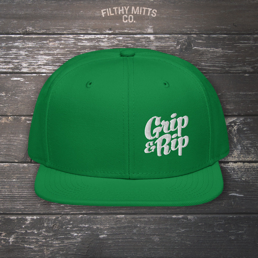 Grip & Rip Embroidered Snapback Hat