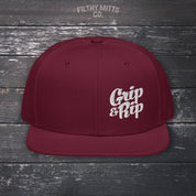 Grip & Rip Embroidered Snapback Hat
