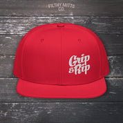 Grip & Rip Embroidered Snapback Hat