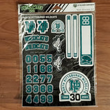 FMC Team Supply Helmet Sticker Kits - Large