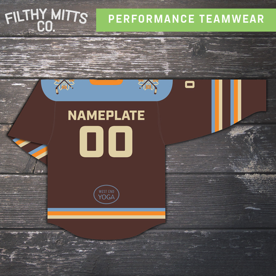 Snowflakes Performance Teamwear Retro Jersey