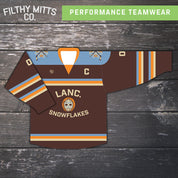 Snowflakes Performance Teamwear Retro Jersey