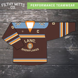 Snowflakes Performance Teamwear Retro Jersey