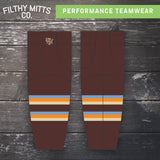 Snowflakes Performance Teamwear Retro Socks