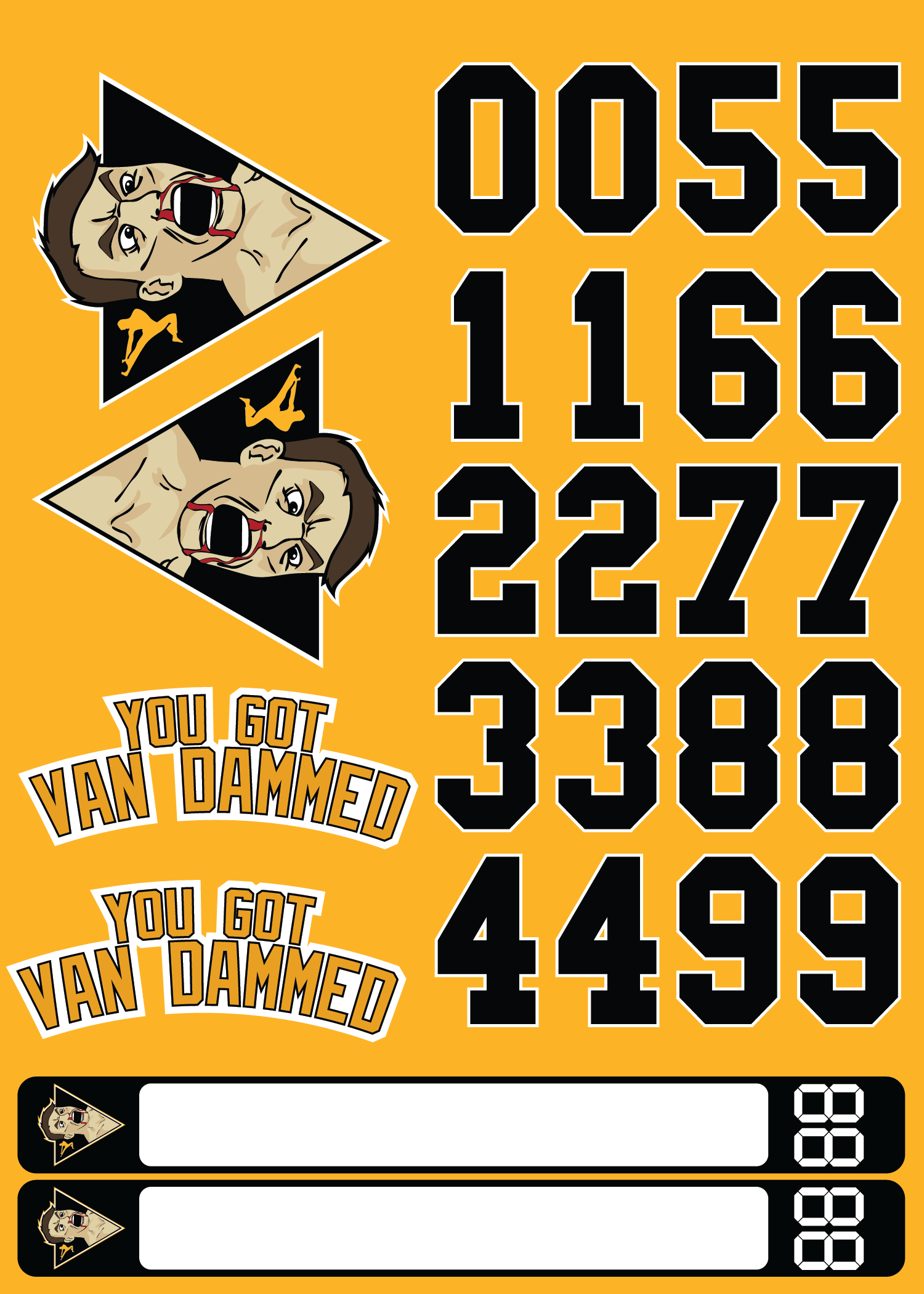 Helmet Sticker Kits - Small