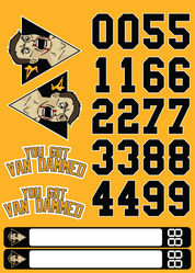 Helmet Sticker Kits - Small