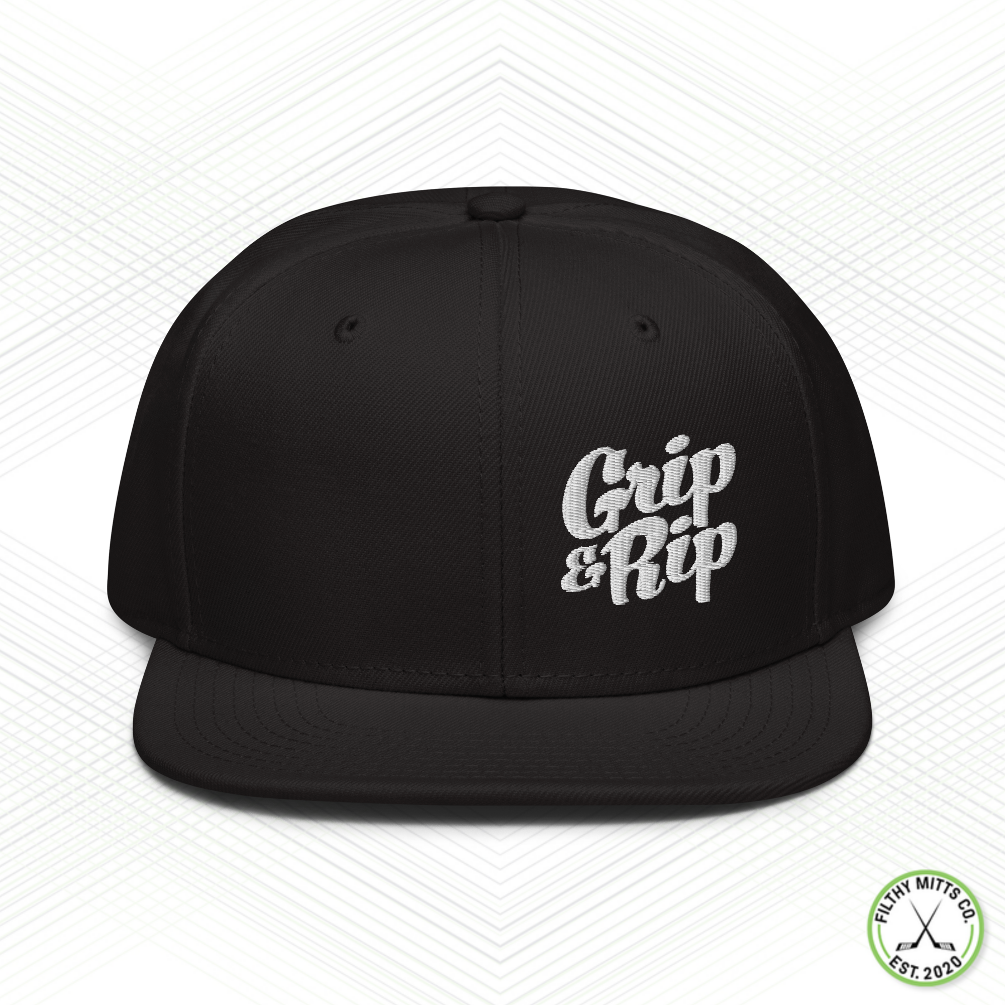 Grip & Rip Embroidered Snapback Hat