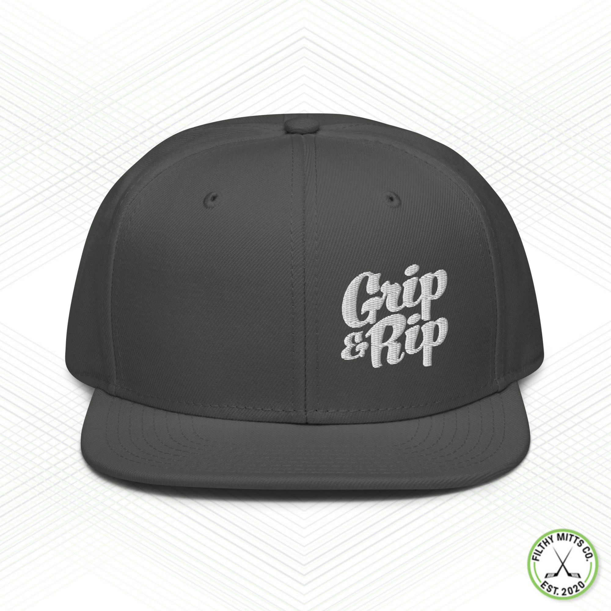 Grip & Rip Embroidered Snapback Hat