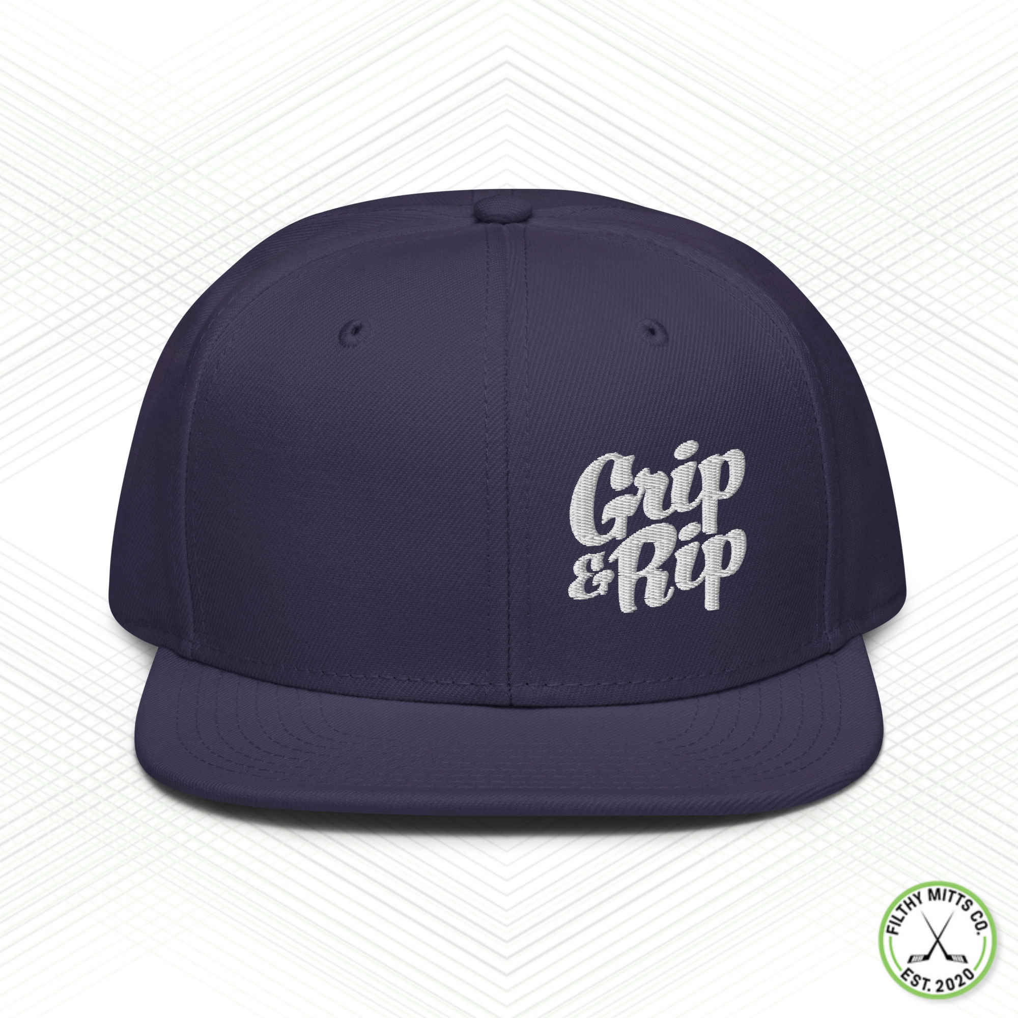 Grip & Rip Embroidered Snapback Hat
