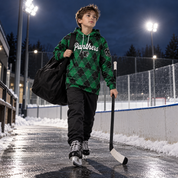 SHAHA Crossed Out Argyle Youth Game Day Hoodie