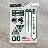 FMC Team Supply Helmet Sticker Kits - Small