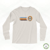 Snowflakes Retro Three Stripe Staple Long Sleeve