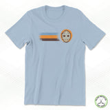 Snowflakes Retro Three Stripe Staple Tee