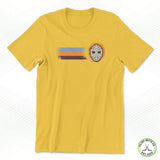 Snowflakes Retro Three Stripe Staple Tee