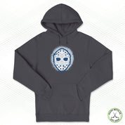Snowflakes Blue Punisher Unisex Hoodie