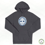 Snowflakes Blue Punisher Unisex Hoodie