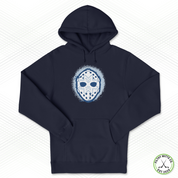 Snowflakes Blue Punisher Unisex Hoodie