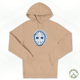 Snowflakes Blue Punisher Unisex Hoodie