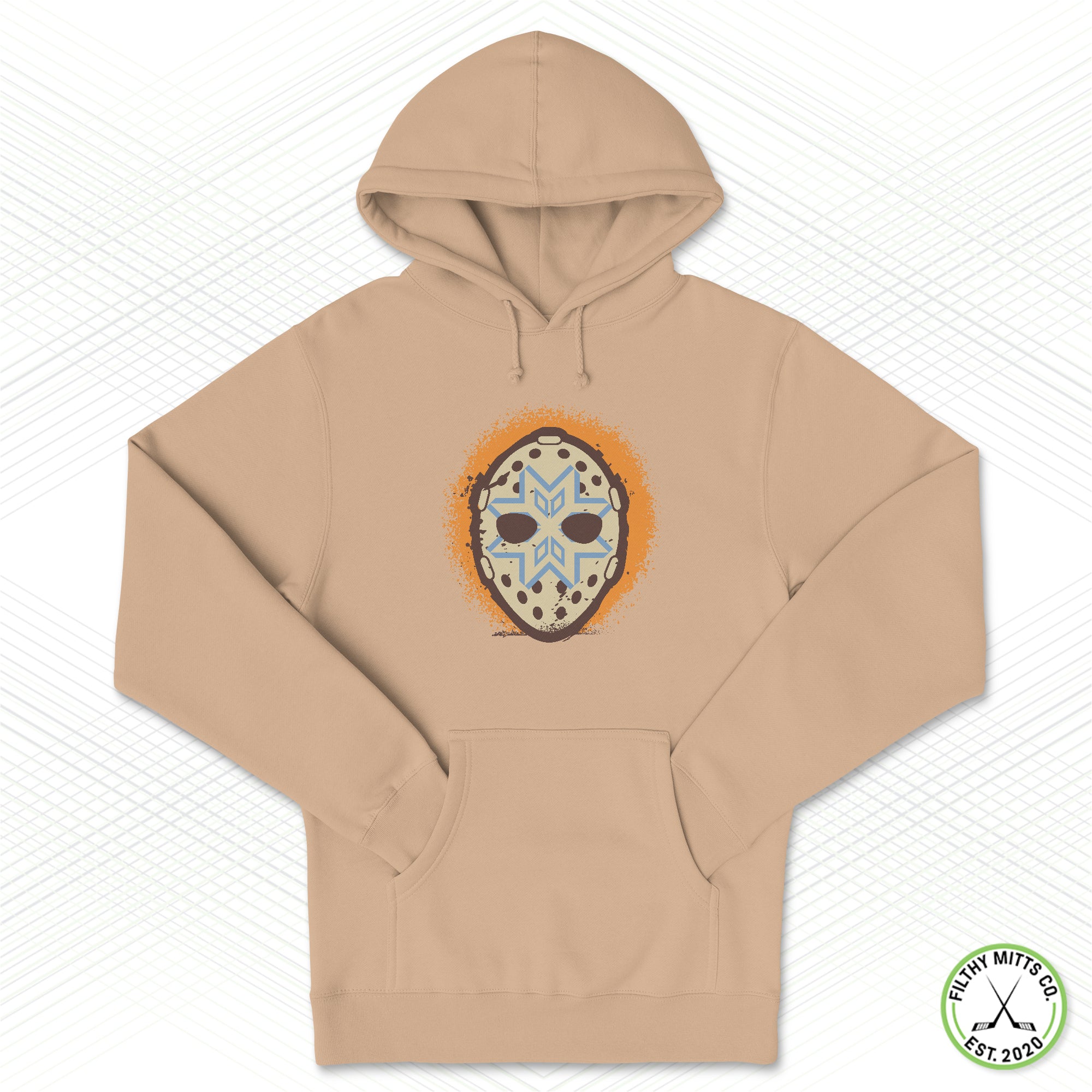 Snowflakes Retro Punisher Unisex Hoodie