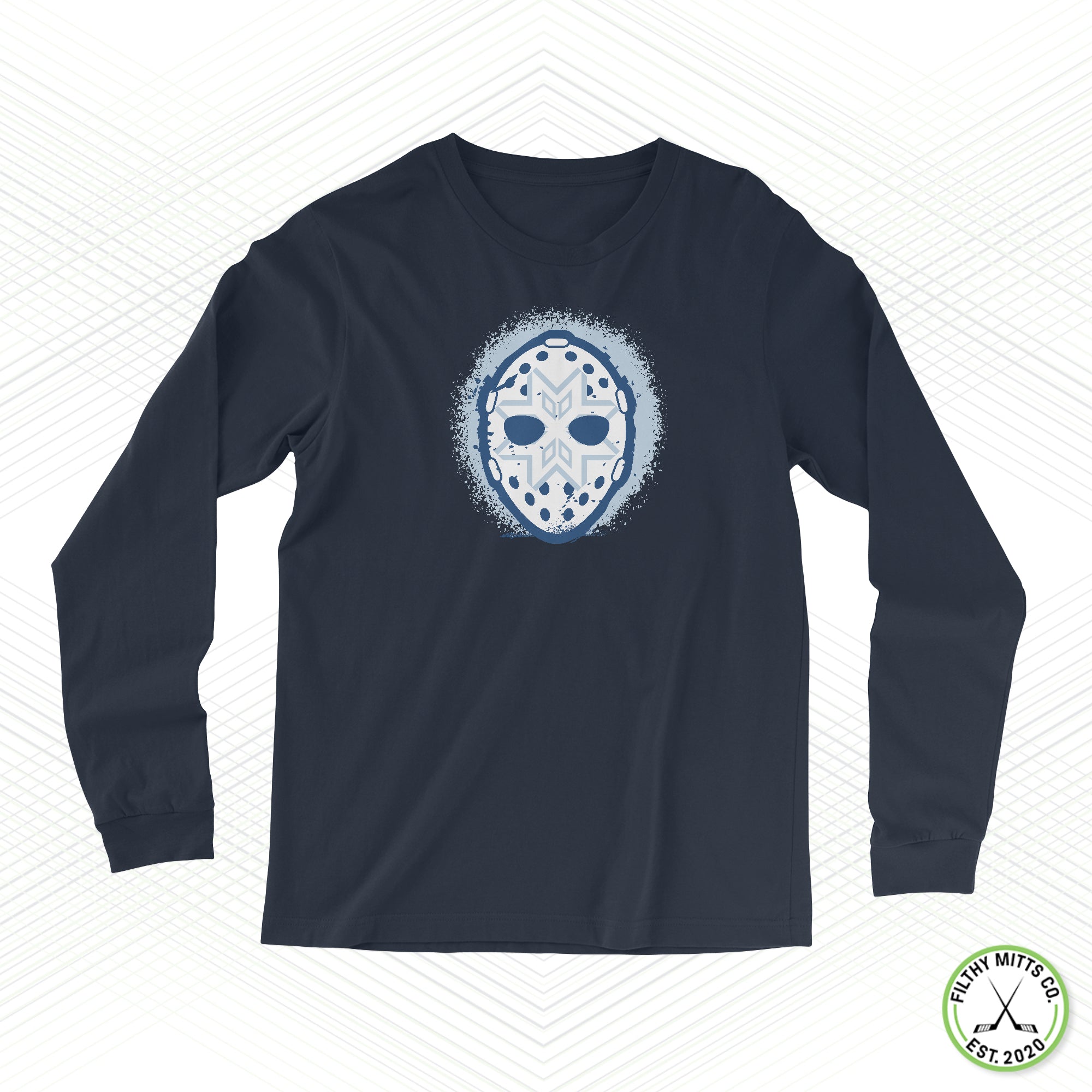 Snowflakes Blue Punisher Staple Long Sleeve