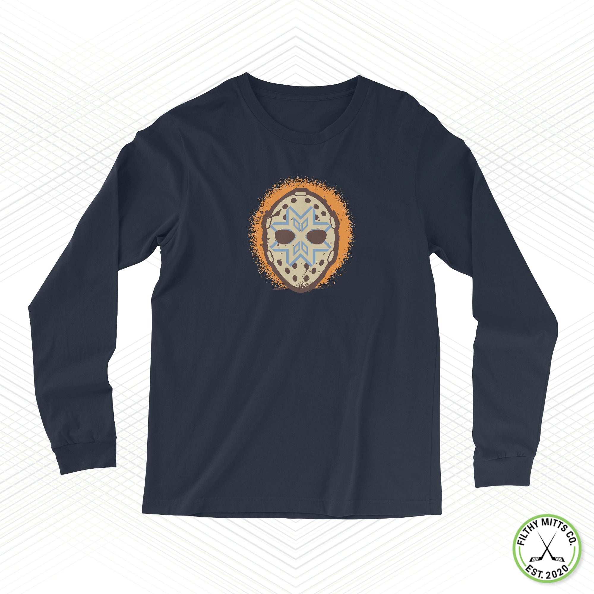 Snowflakes Retro Punisher Staple Long Sleeve