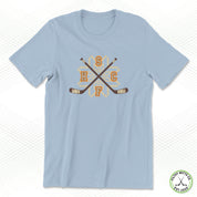 Snowflakes Retro Crossed Sticks Staple Tee