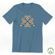 Snowflakes Retro Crossed Sticks Staple Tee