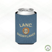 Snowflakes Primary Can Cooler