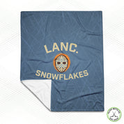 Snowflakes Primary Throw Blanket