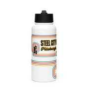 Steel City Blues 32oz Water Bottle
