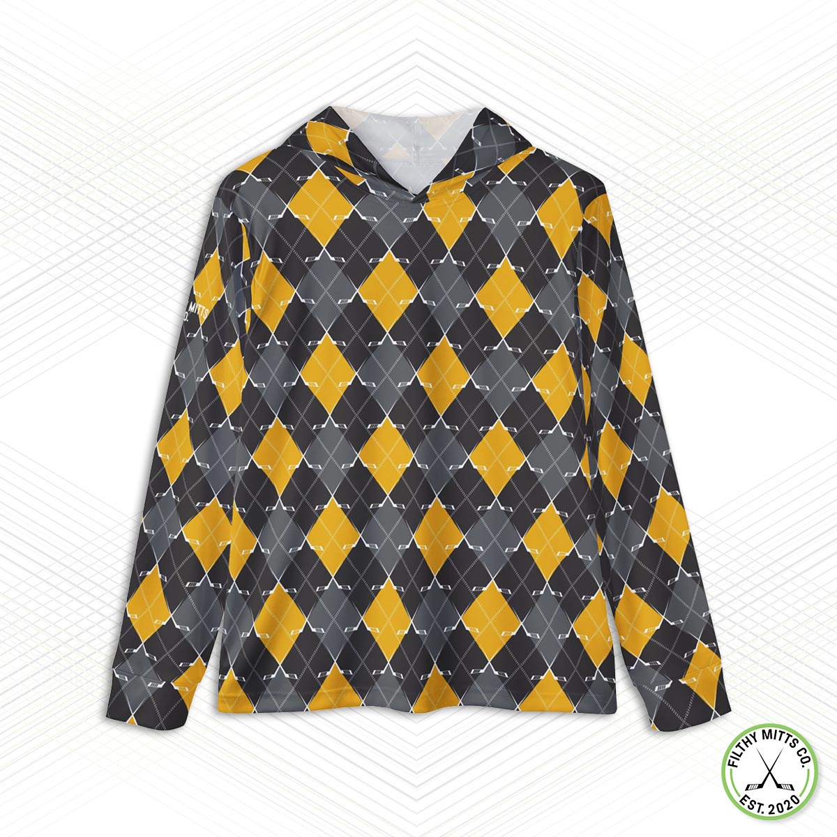 Crossed Out Argyle Warmies Hoodie