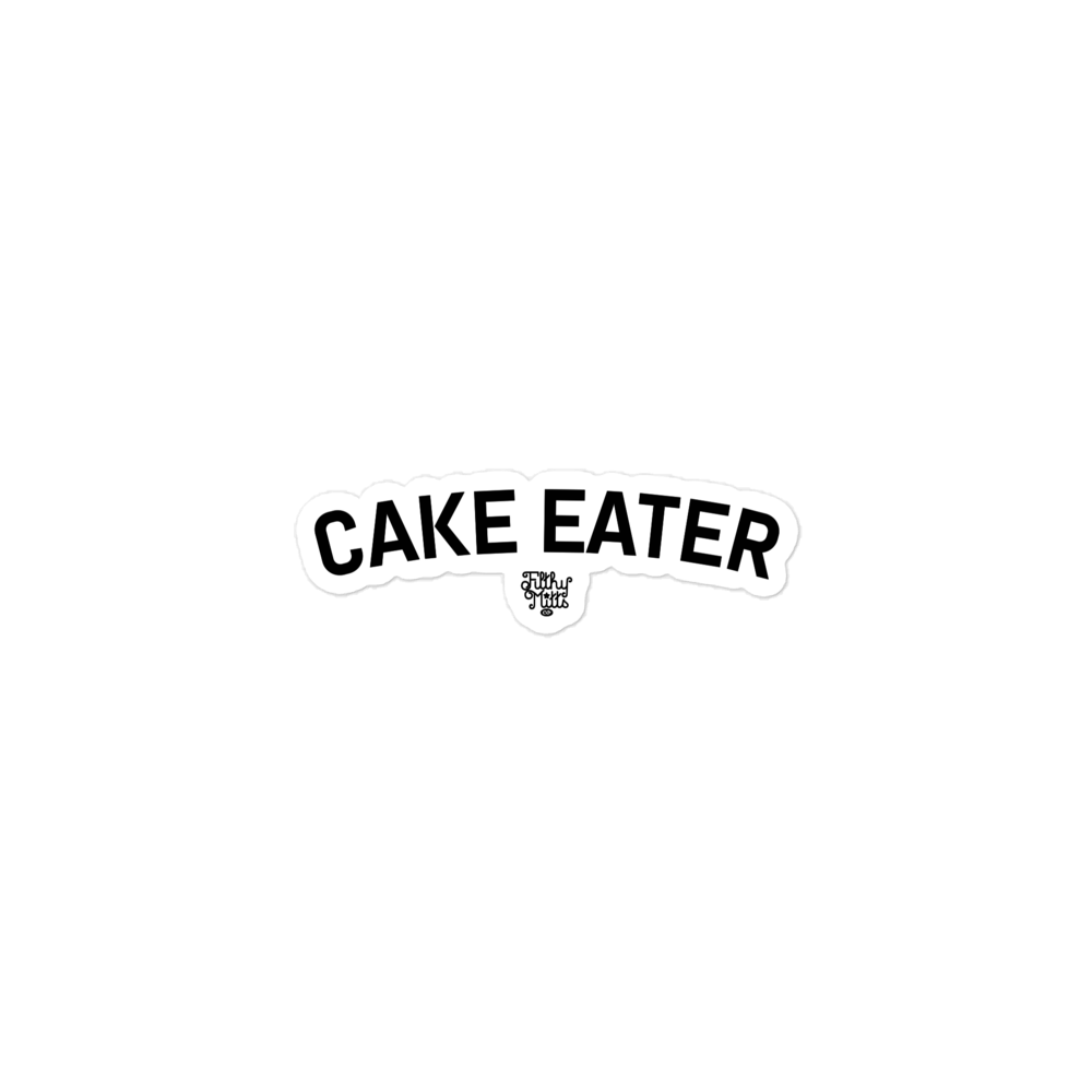 Cake Eater Sticker