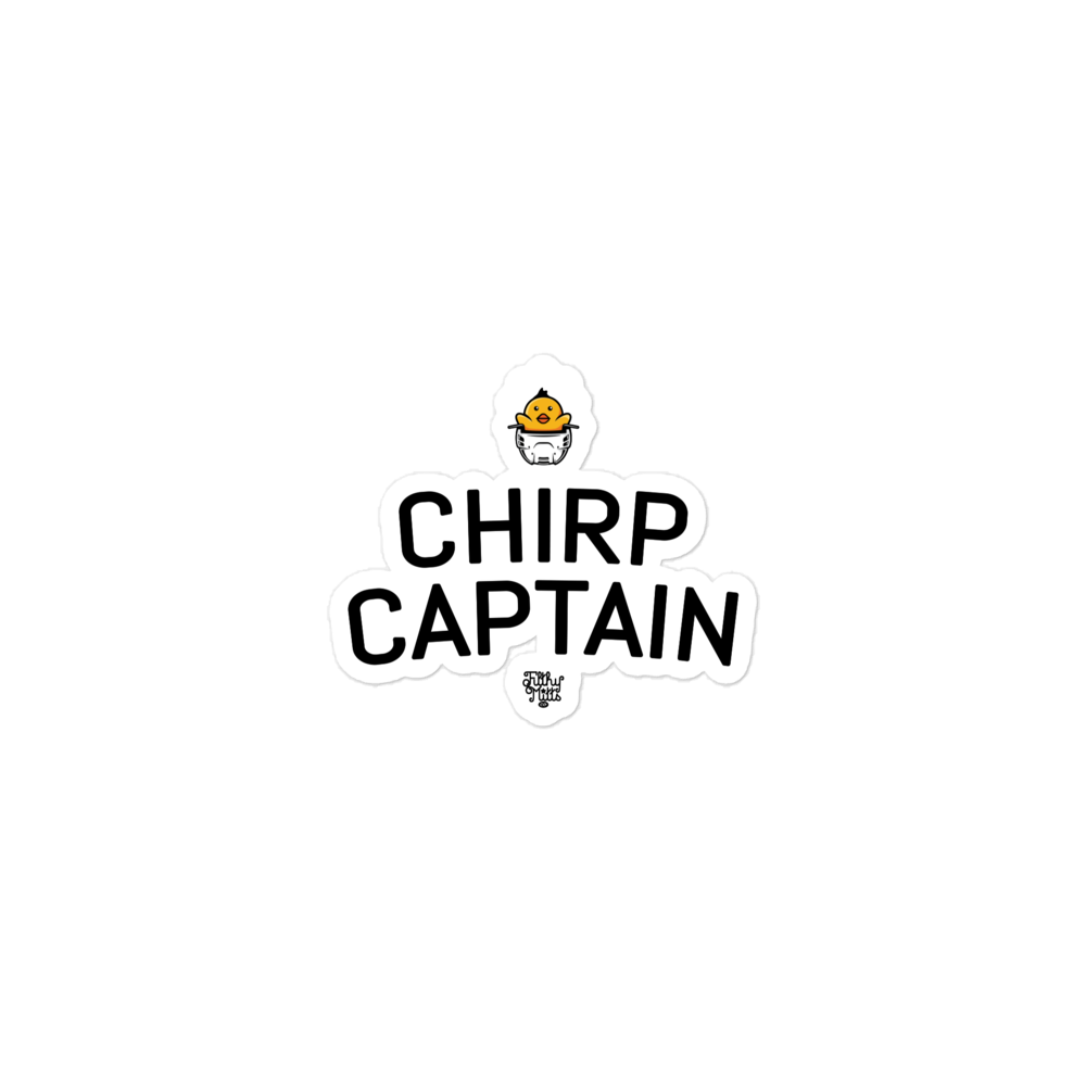Chirp Captain Sticker