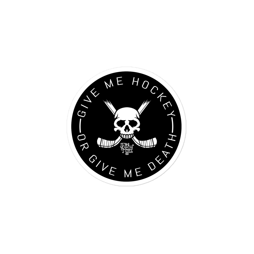 Give Me Hockey or Give Me Death Sticker