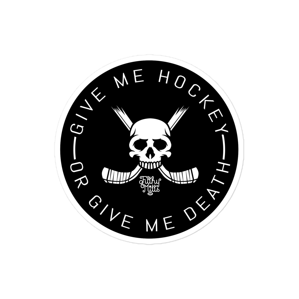 Give Me Hockey or Give Me Death Sticker
