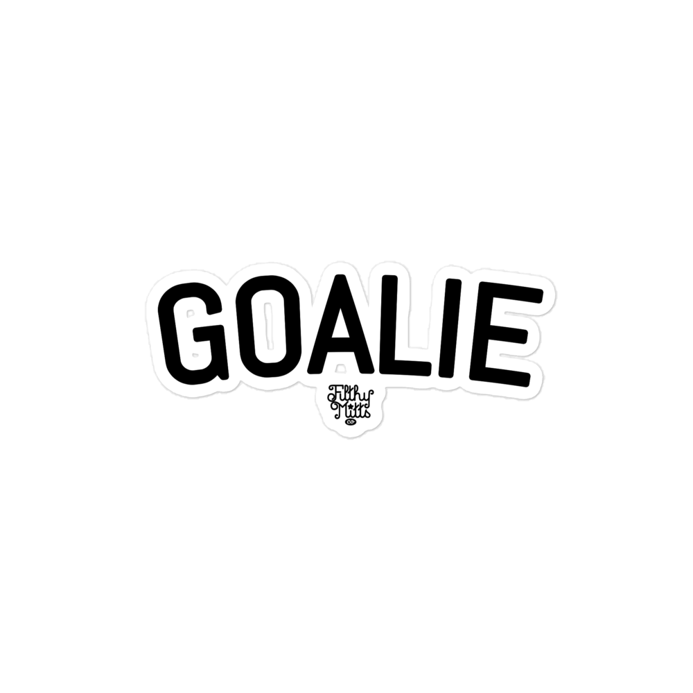 Goalie Sticker