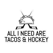 Tacos & Hockey Sticker