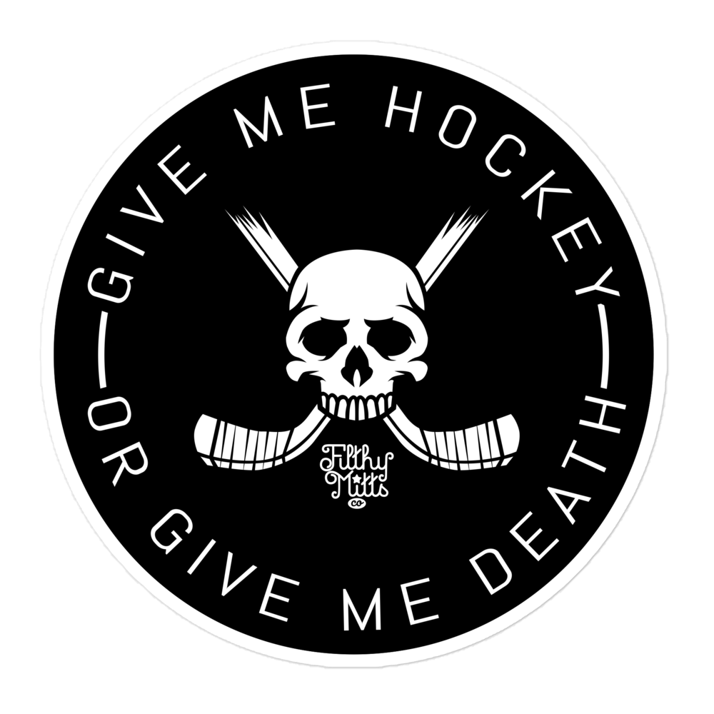 Give Me Hockey or Give Me Death Sticker
