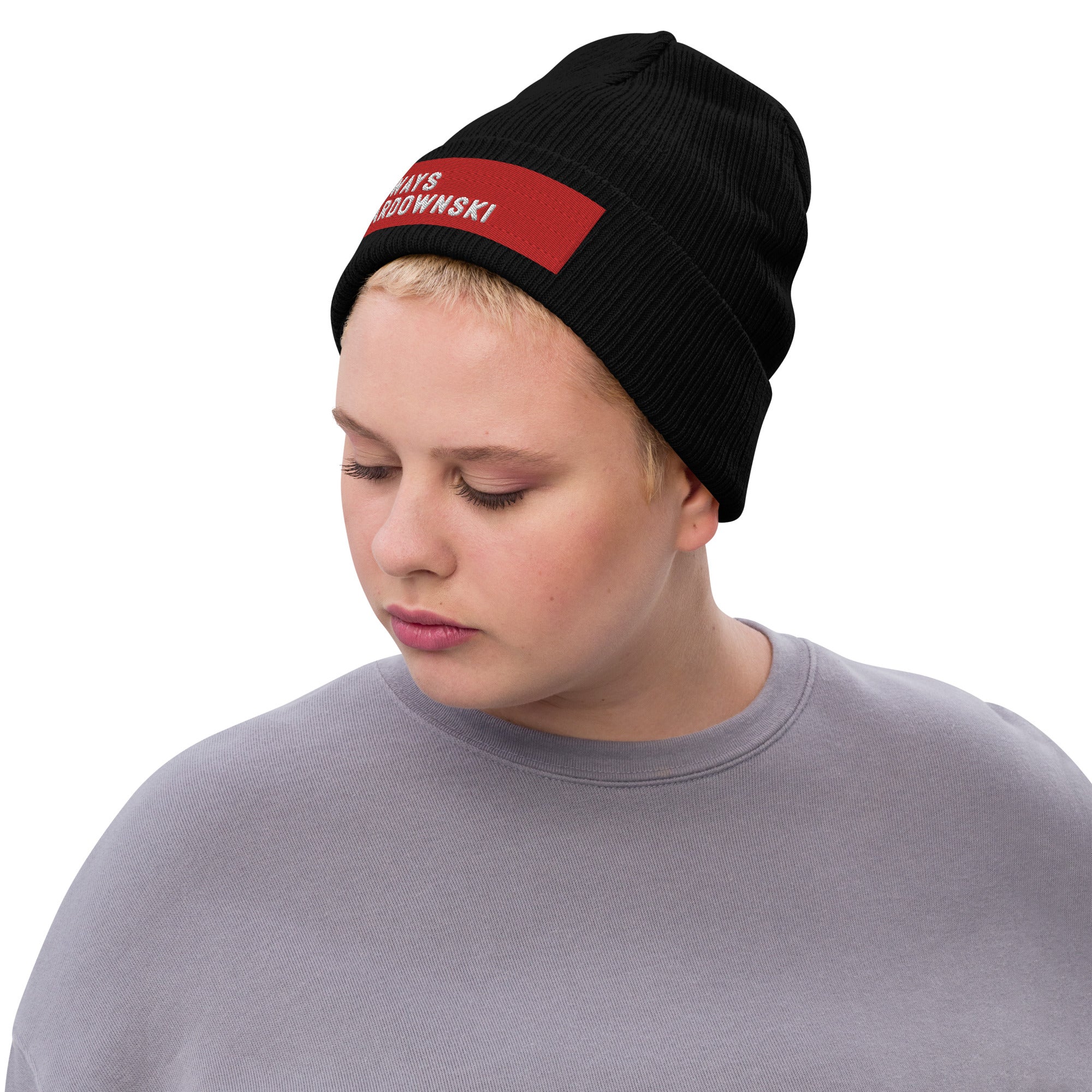 Always Bardownski Ribbed Knit Beanie
